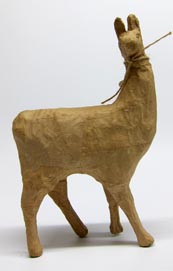 Pappmaché-Figur Lama S